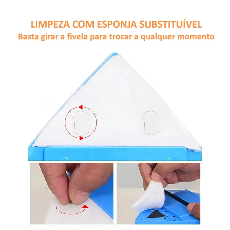 Limpador Magnético de Janelas Safe® - Segurança e facilidade