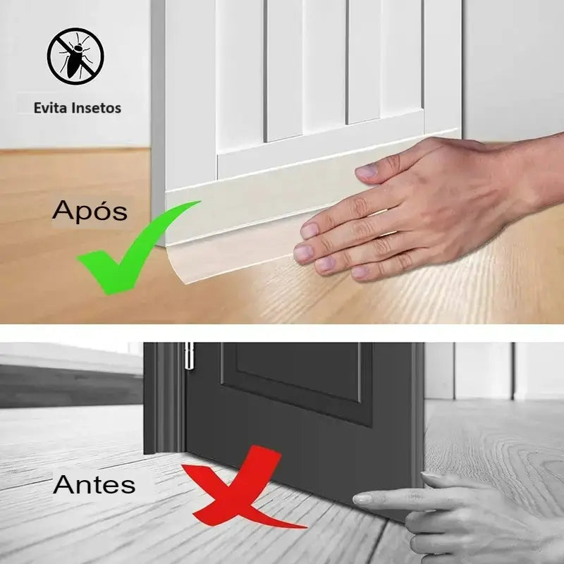 Fita de Vedação para Portas e Janelas Safe® - Auto Adesiva e versátil