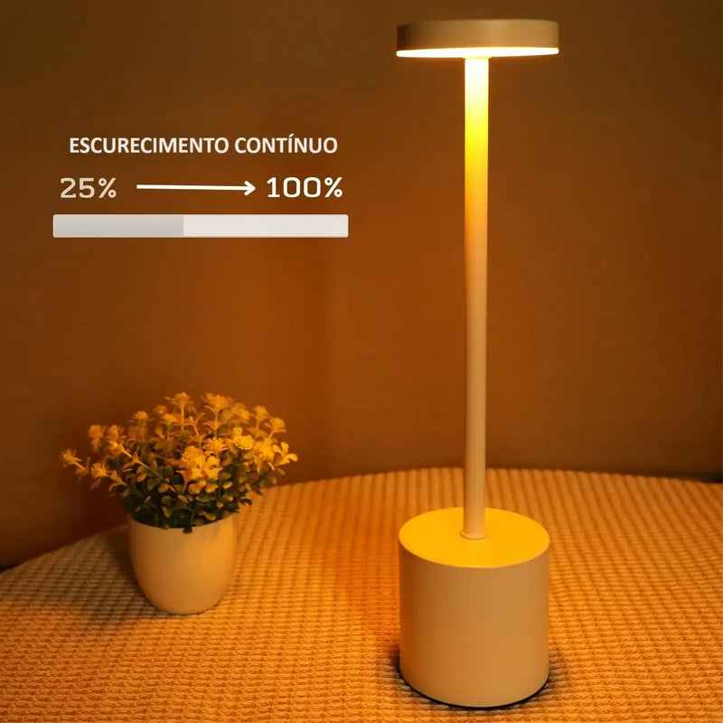 Luminária de Mesa LED Touch Safe® - Elegante e Funcional