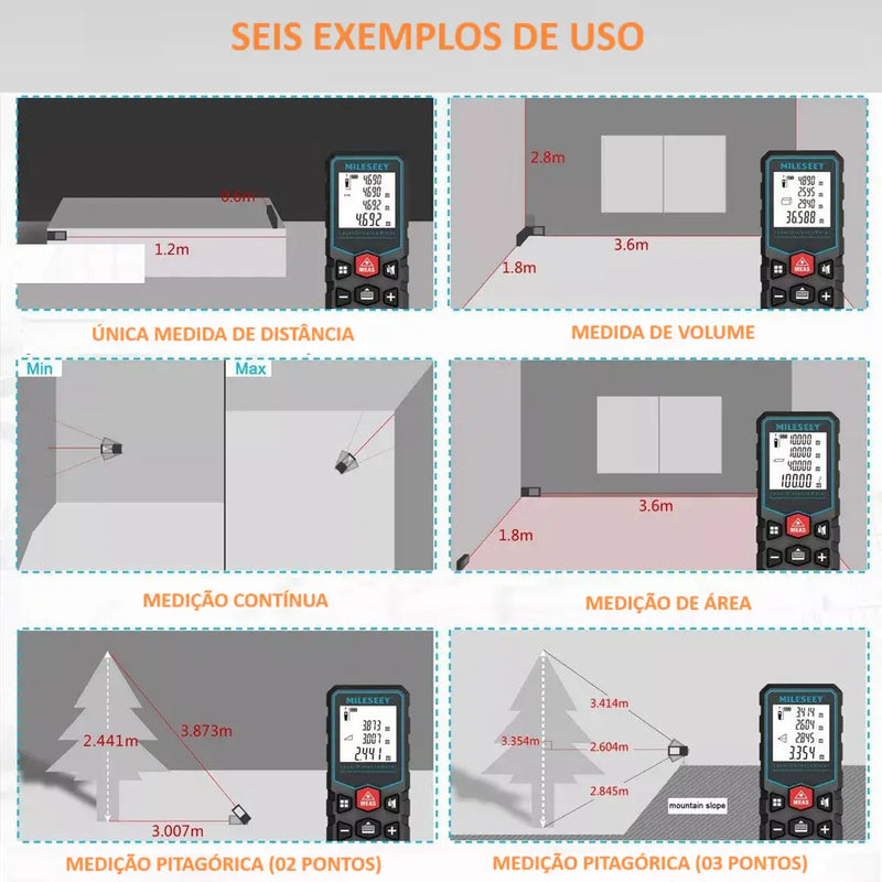 Trena Laser Safe® - Alta Precisão e Conforto