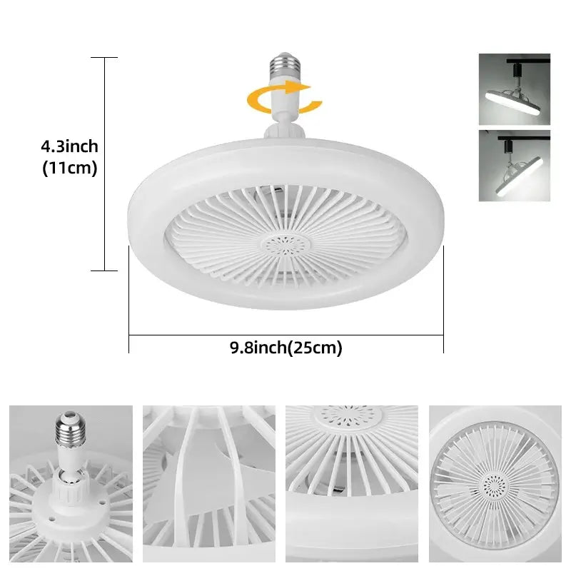 Luminária de LED com ventilador VentiLar Safe® - 3 em 1 inteligente e versátil