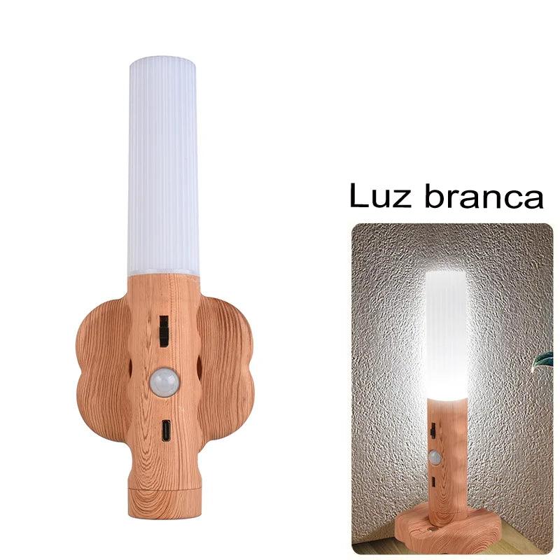 Luminária Pro Sense - Wood - SafeDesconto