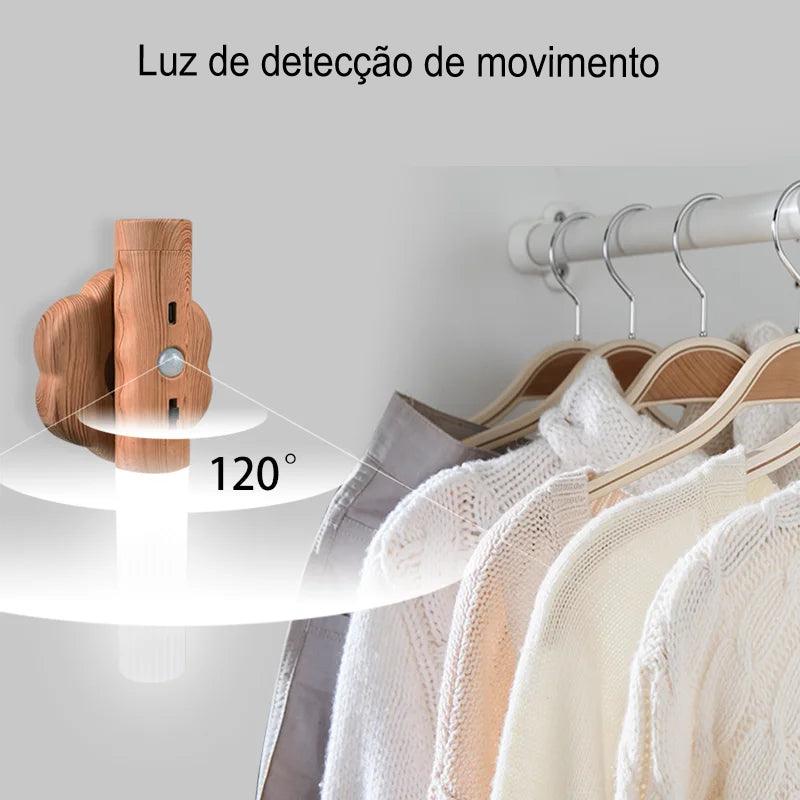 Luminária Pro Sense - Wood - SafeDesconto