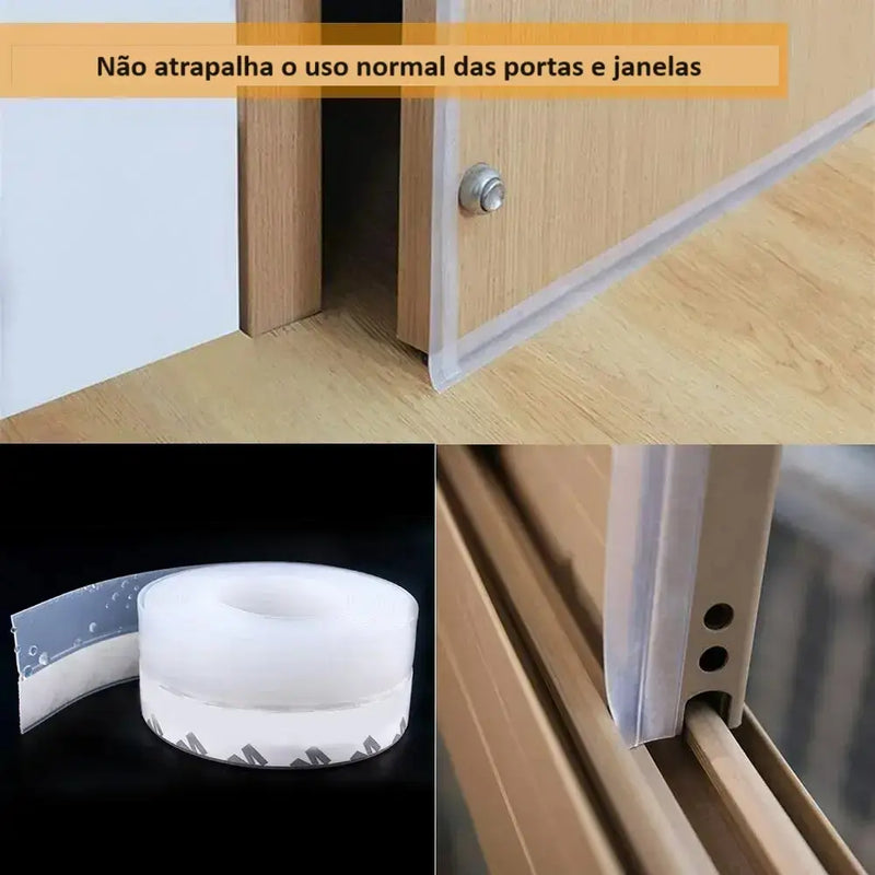 Fita de Vedação para Portas e Janelas Safe® - Auto Adesiva e versátil